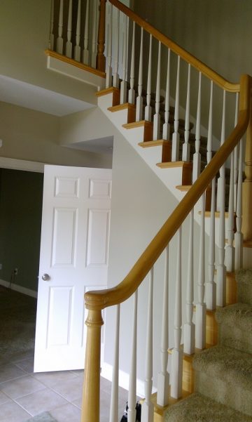 Pierce Stairway & Spindles before