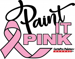 Paint It Pink CertaPro Fundraiser Logo